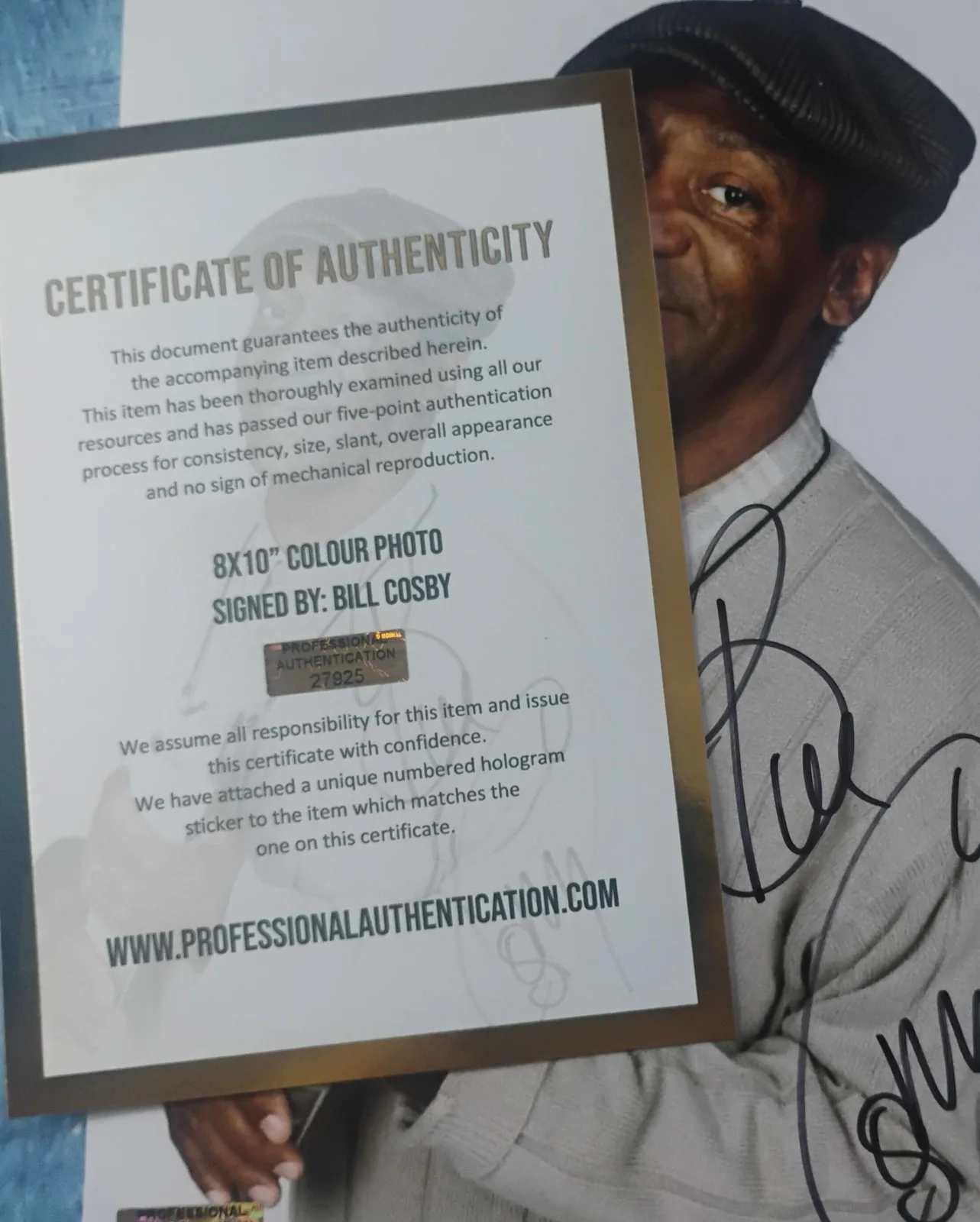 Bill Cosby Hand Signed Autograph 8x10 Photo COA - NO US TARIFFS, image 4