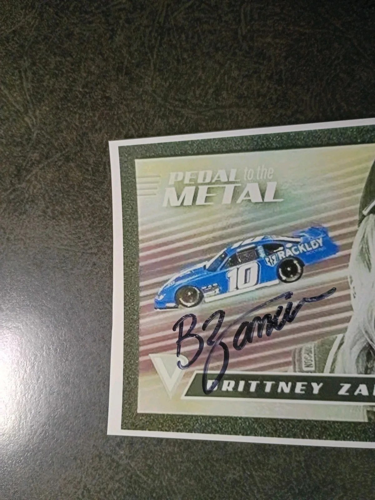 BRITTNEY ZAMORA — BRITTNEY ZAMORA 2 Hand Signed Autograph 4X6 Photo S - BEAUTIFUL RACE CAR DRIVER, изображение 5