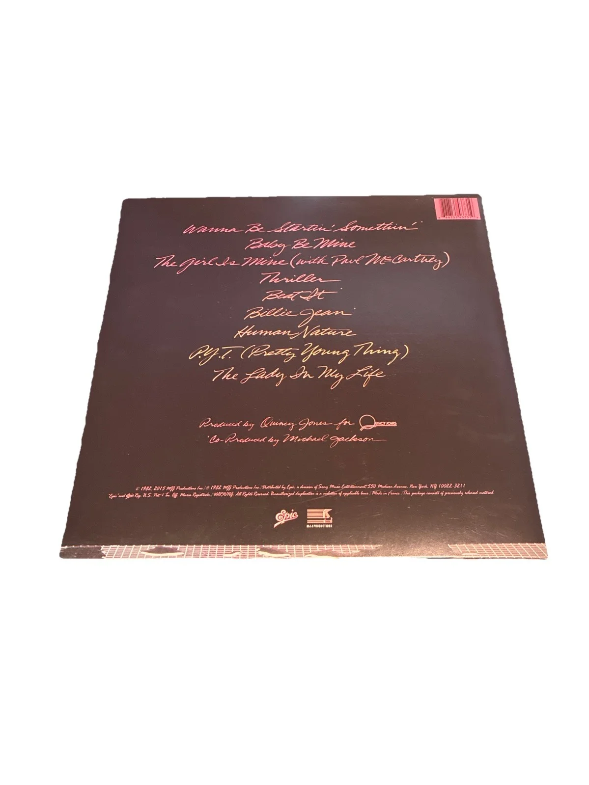 Jafaar Jackson Signed Autographed Michael Jackson Thriller Vinyl PROOF GTP, image 4