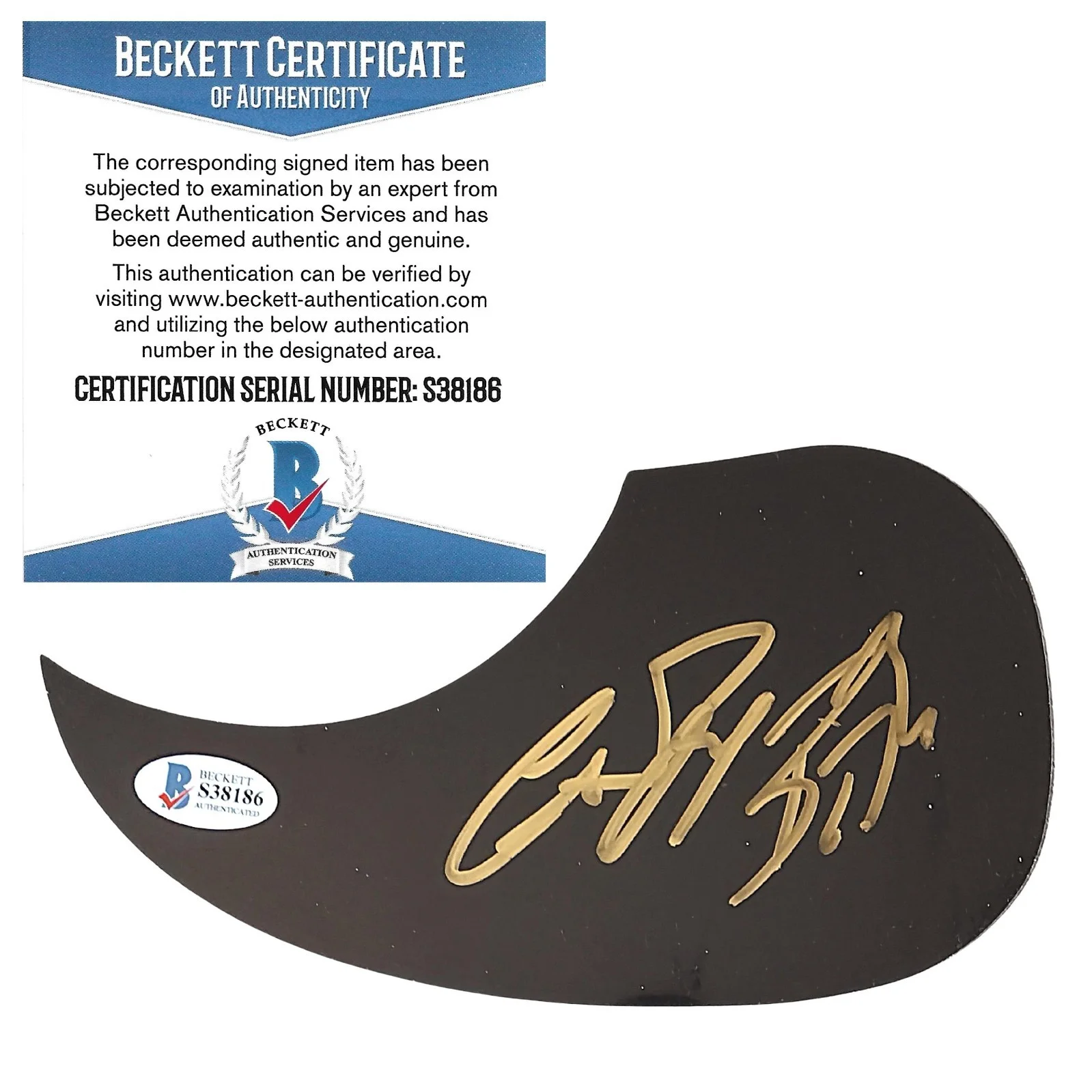 Brad Rempel, Curtis Rempel — High Valley Signed Black Acoustic Guitar Pickguard Beckett BAS COA Country Music, image 2