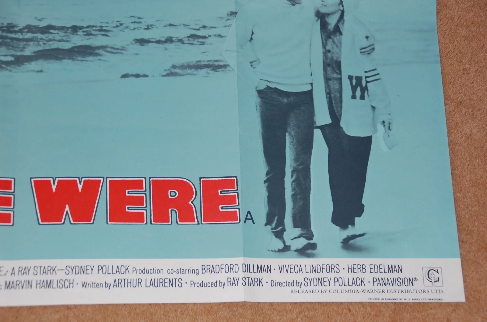 SYDNEY POLLACK'S THE WAY WE WERE (1973) - ORIG. UK QUAD POSTER - EXCELLENT COND., изображение 5