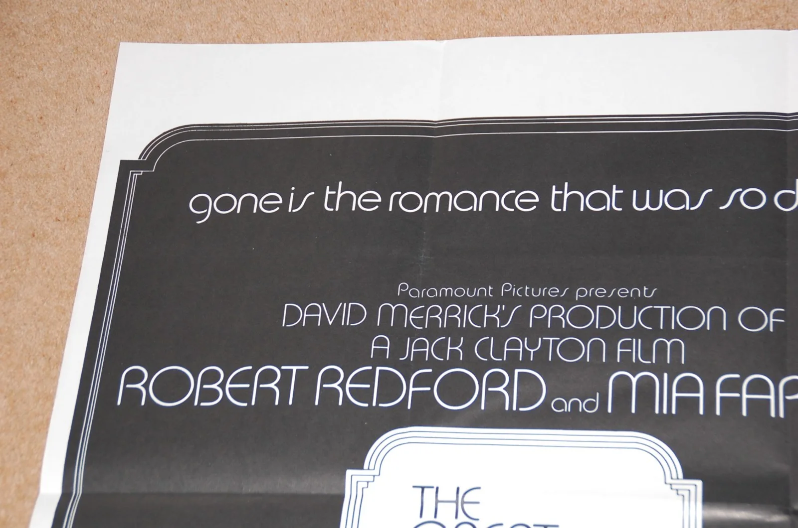 ROBERT REDFORD in THE GREAT GATSBY (1974) - ORIG. UK QUAD POSTER - FINE COND., image 2