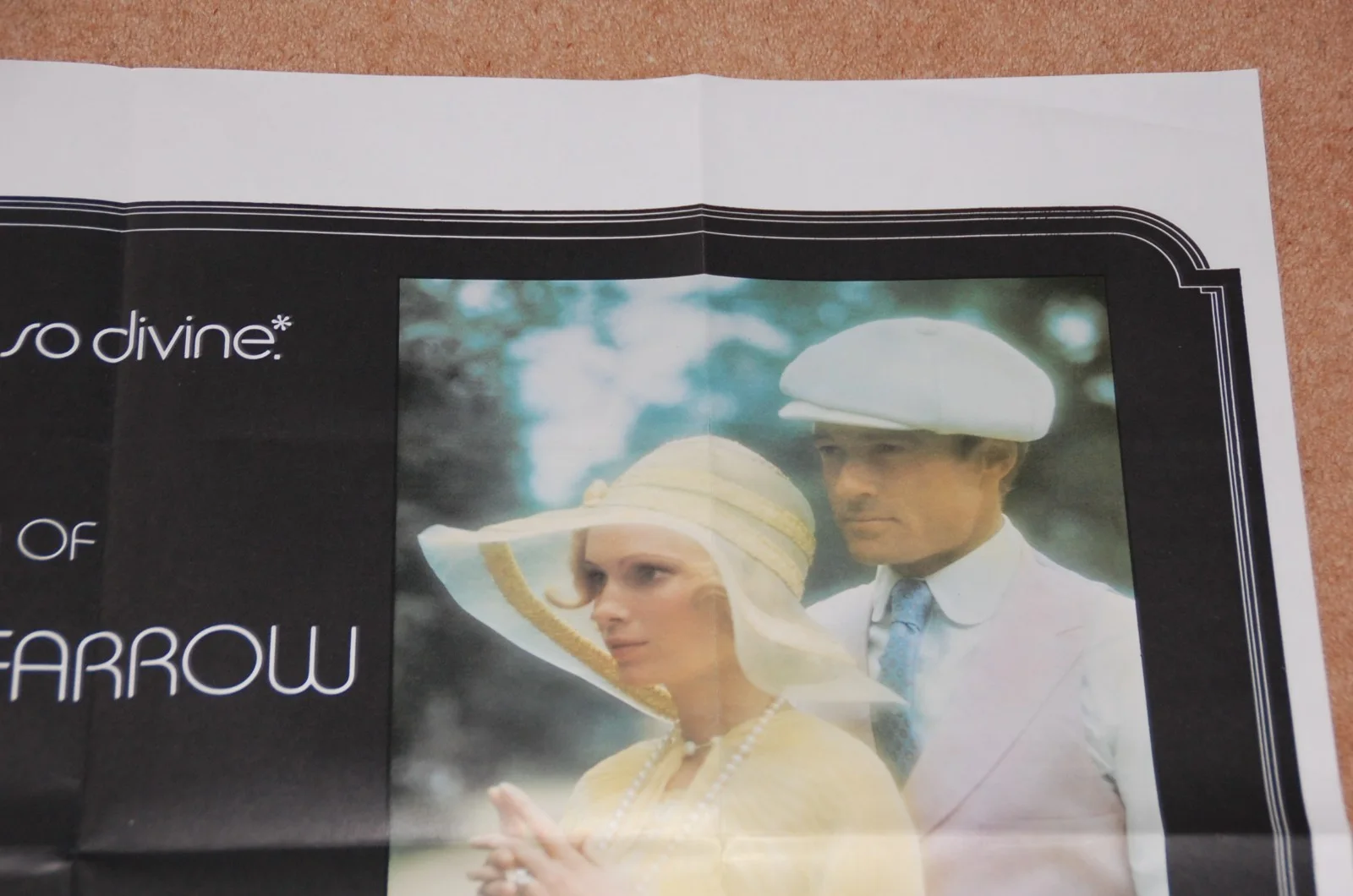 ROBERT REDFORD in THE GREAT GATSBY (1974) - ORIG. UK QUAD POSTER - FINE COND., image 3