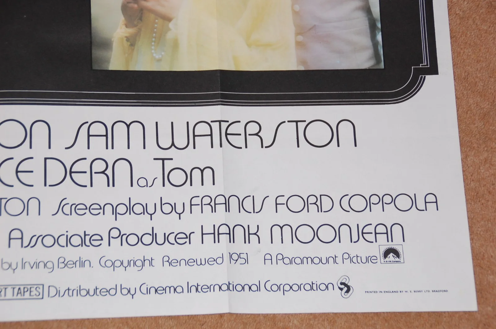 ROBERT REDFORD in THE GREAT GATSBY (1974) - ORIG. UK QUAD POSTER - FINE COND., image 5