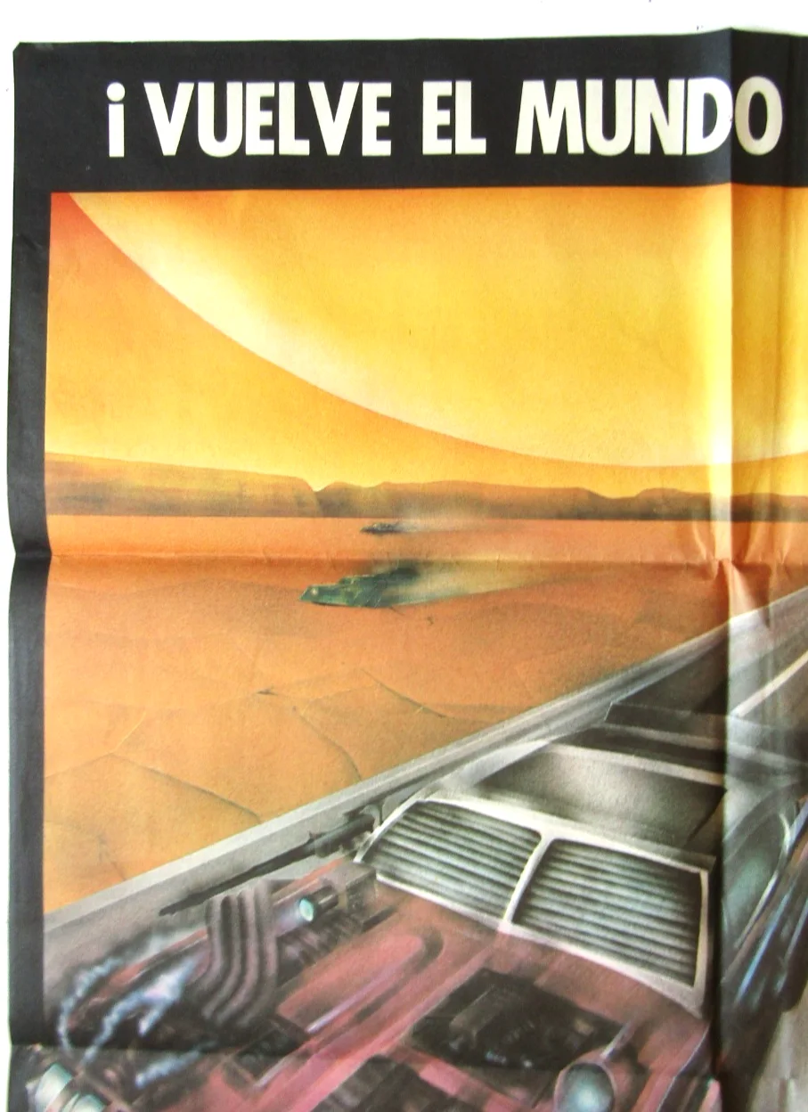 Original The Highway Exterminator Spanish One Sheet Film Poster 1983 eg Mad Max, image 2