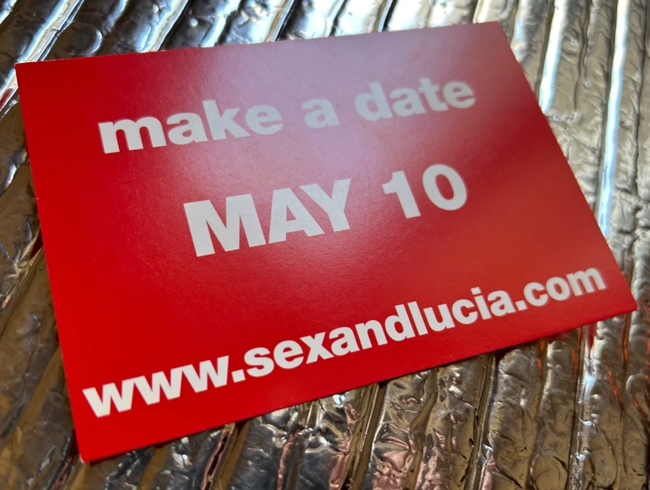 Sex And Lucia (Lucía y el Sexo): 2002 UK Cinema launch card, изображение 2