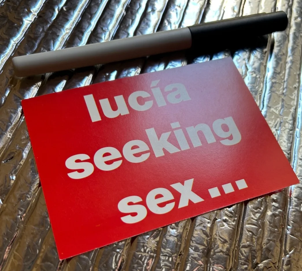 Sex And Lucia (Lucía y el Sexo): 2002 UK Cinema launch card, изображение 3