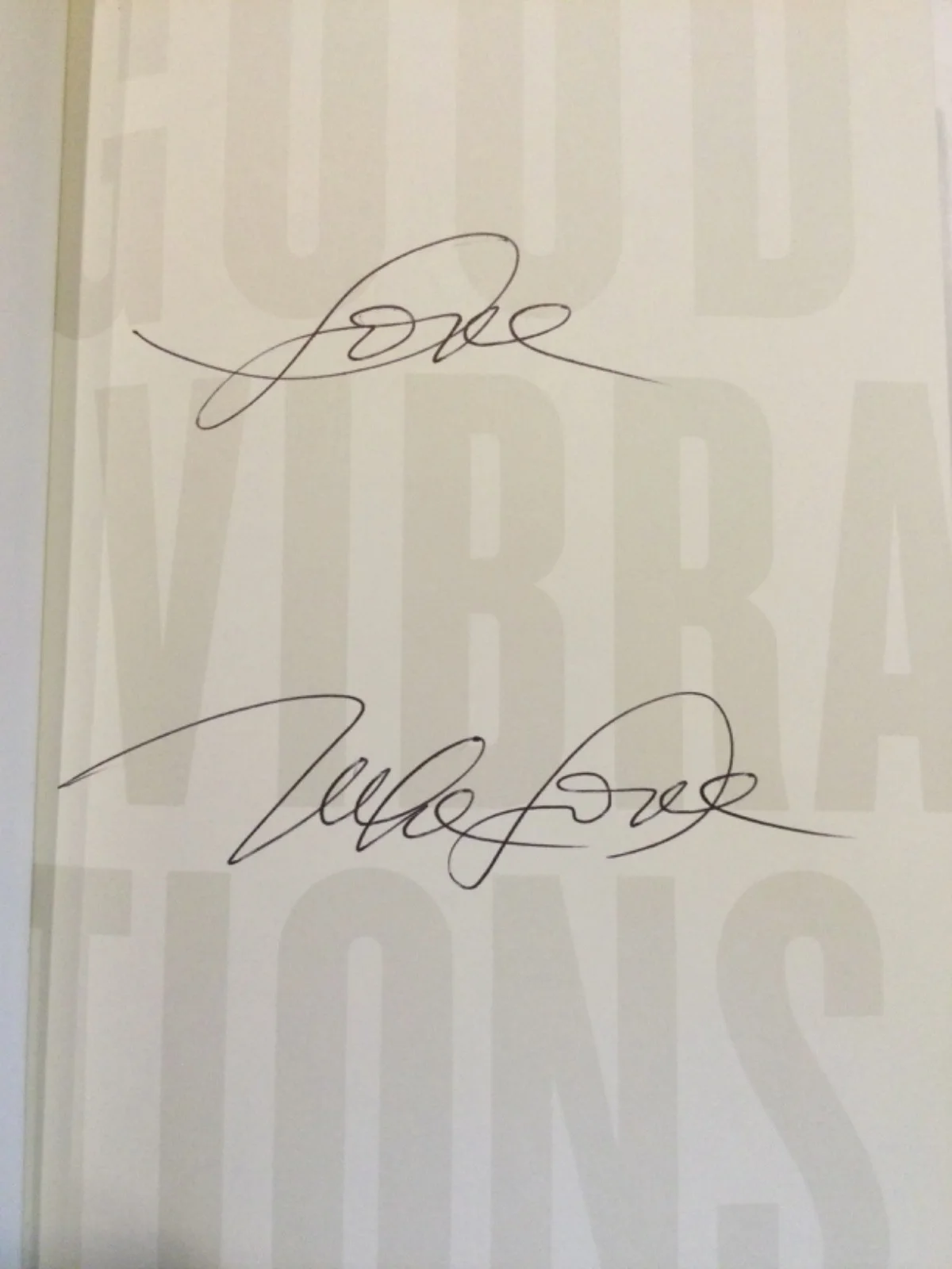 Mike Love *SIGNED* Good Vibrations 1st edition - The Beach Boys -, image 2