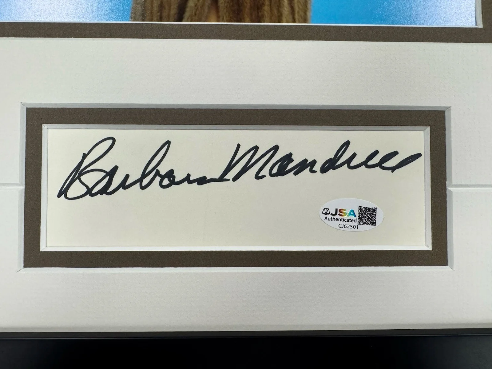 Barbara Mandrell Signed Cut Jsa Auto Custom Framed Country Singer Actress, image 2