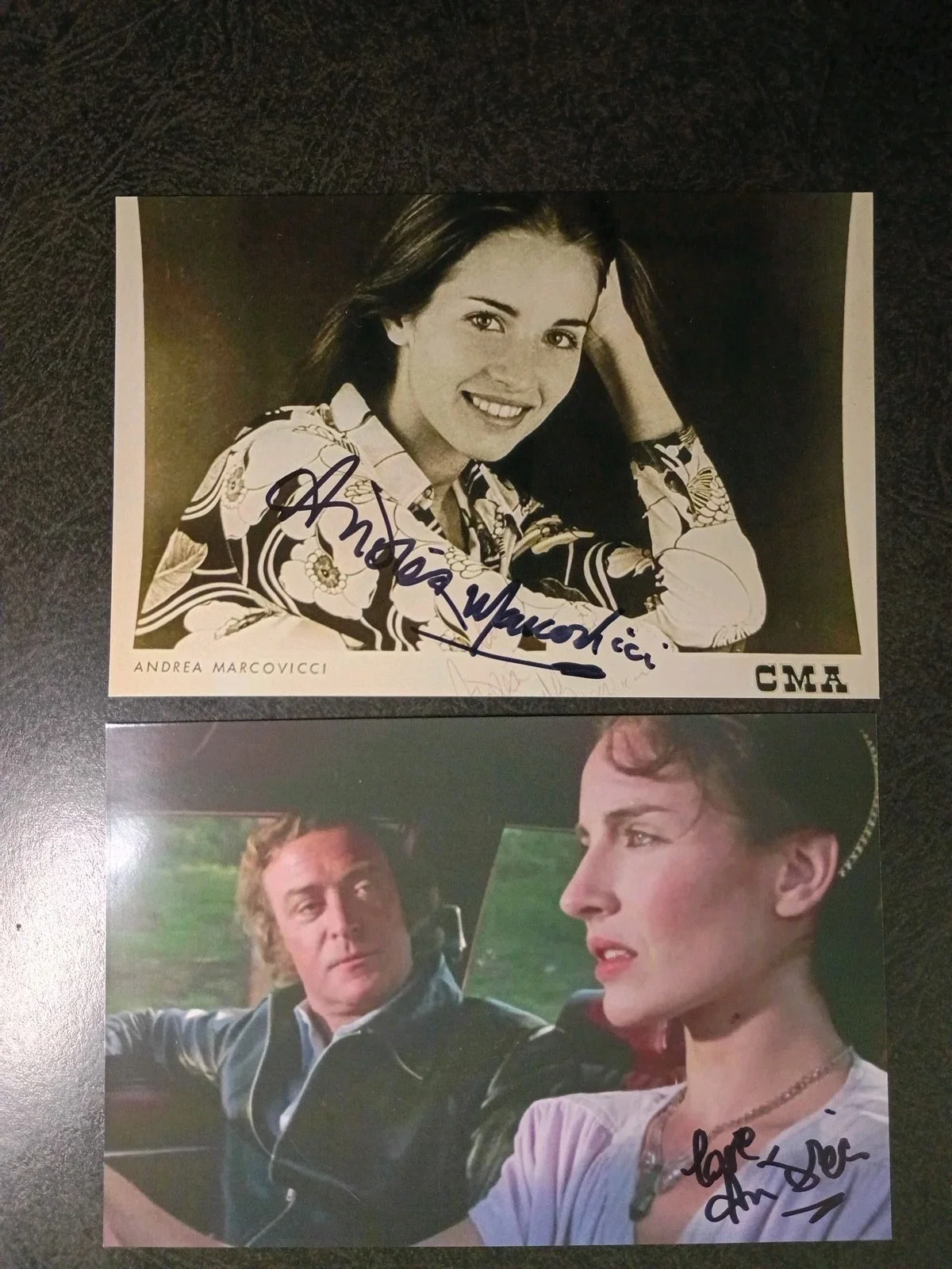 ANDREA MARCOVICCI — ANDREA MARCOVICCI 2 Hand Signed Autograph 4X6 Photo S = BEAUTIFUL ACTRESS