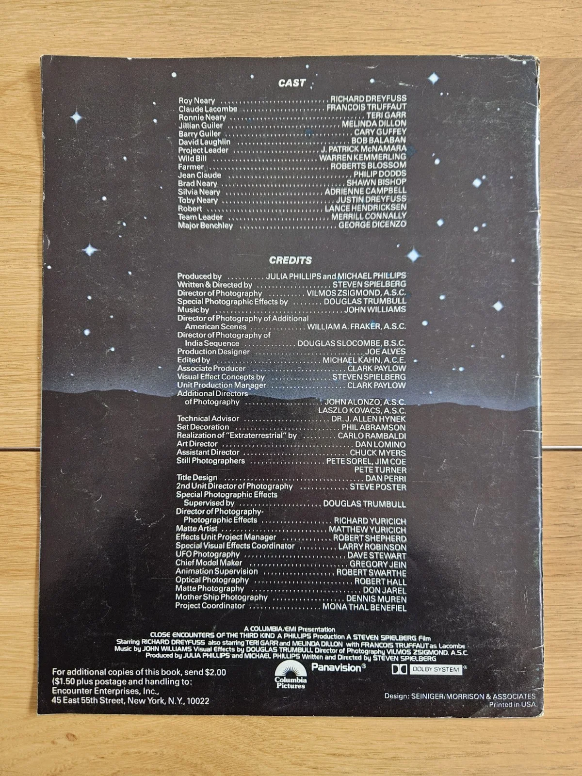 Close Encounters of the Third Kind ORIGINAL Movie Brochure Steven Spielberg 1977, изображение 2