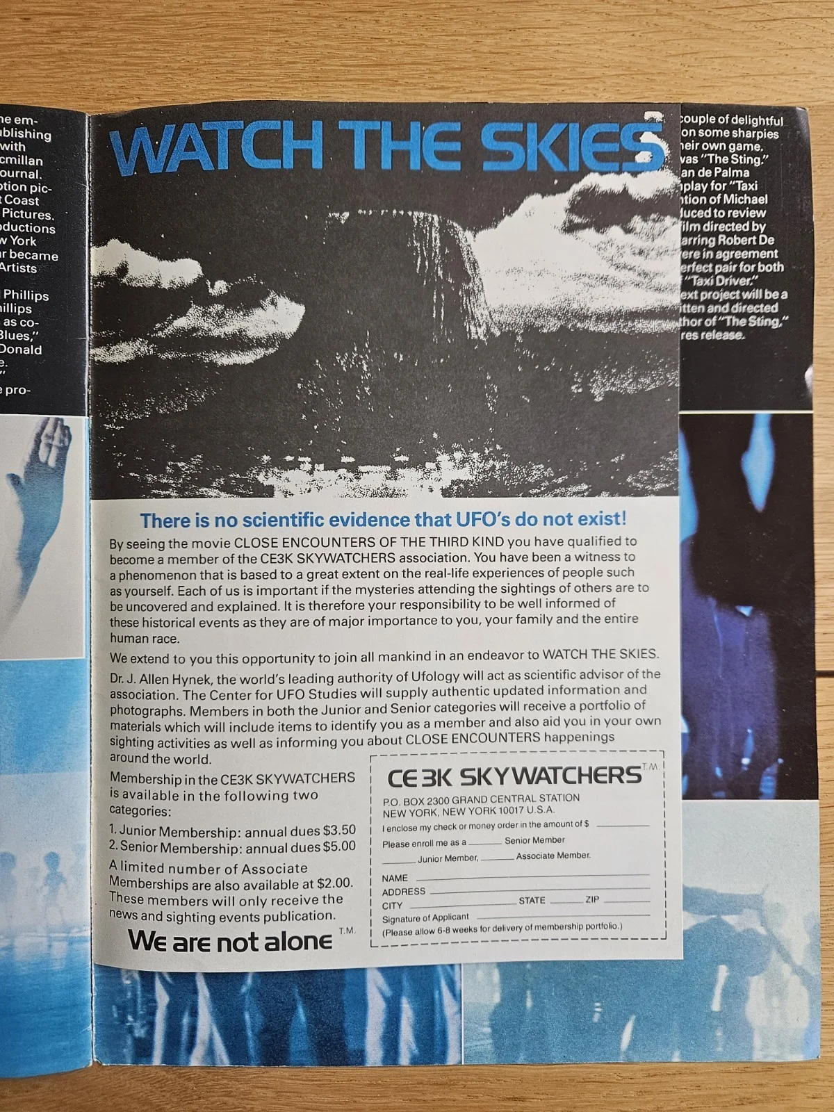 Close Encounters of the Third Kind ORIGINAL Movie Brochure Steven Spielberg 1977, изображение 4