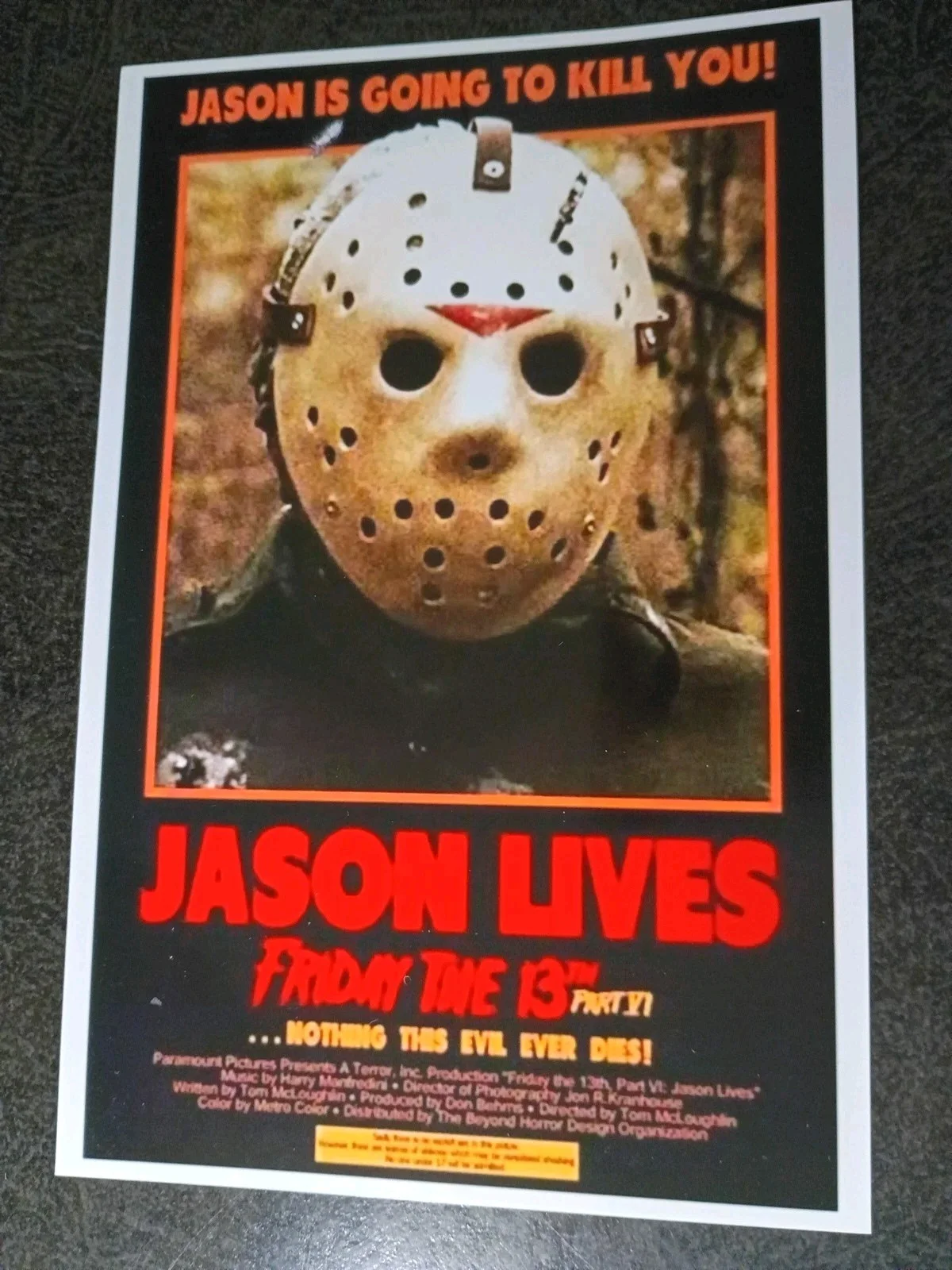 MATTHEW FAISON As STAN — MATTHEW FAISON As STAN 2 Hand Signed Autograph 4X6 Photo S- FRIDAY THE 13TH VI, изображение 4