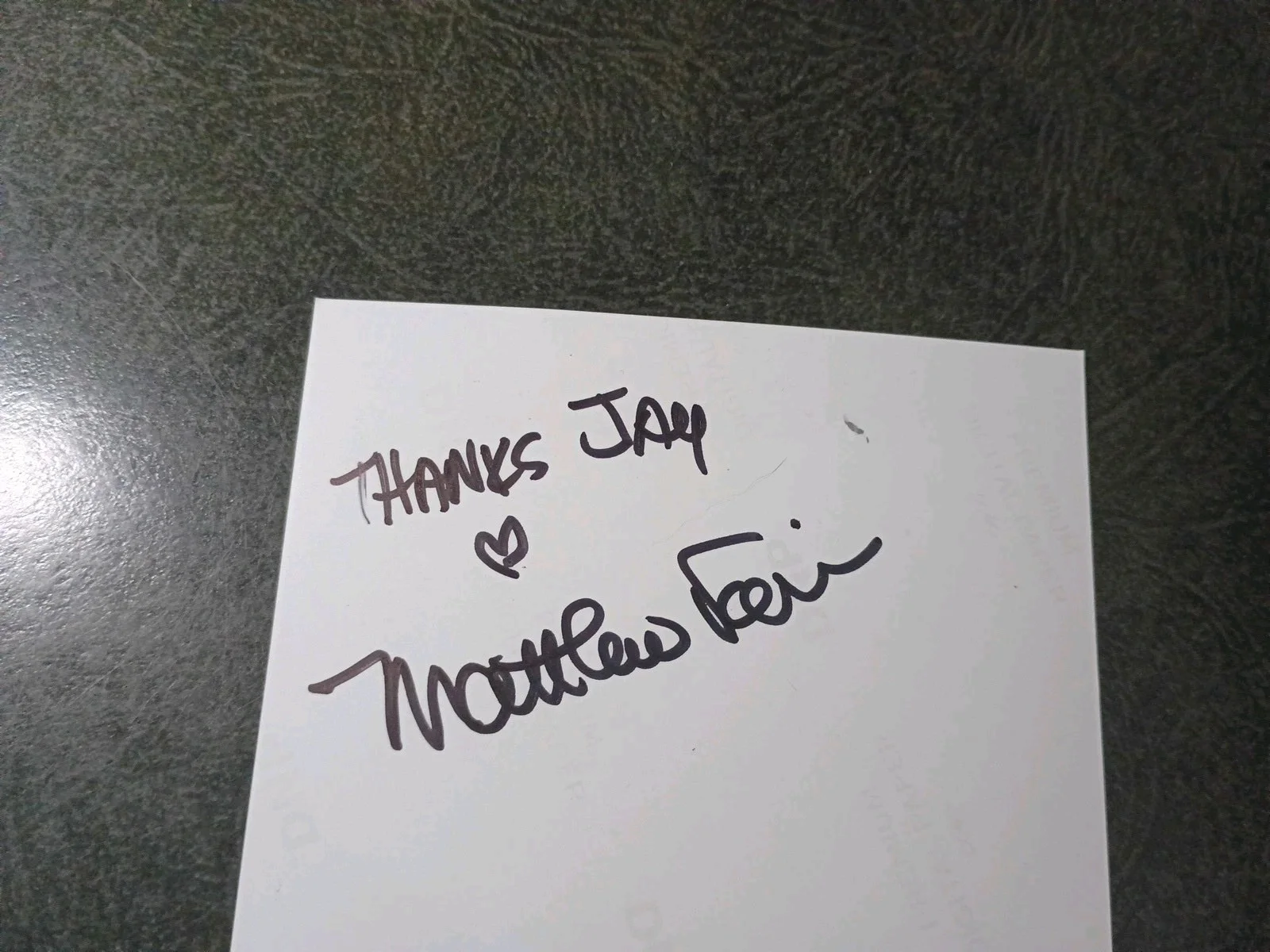 MATTHEW FAISON As STAN — MATTHEW FAISON As STAN 2 Hand Signed Autograph 4X6 Photo S- FRIDAY THE 13TH VI, изображение 5