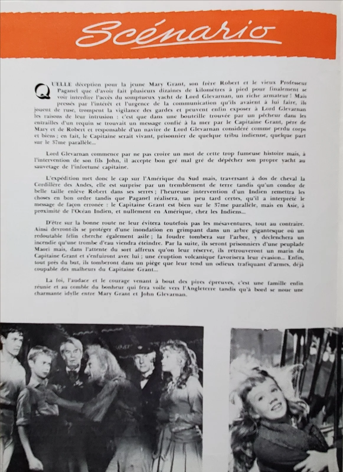 HAYLEY MILLS - VINTAGE ORIGINAL 1962 BELGIAN PRESS BOOKLET - CASTAWAYS - DISNEY, image 2