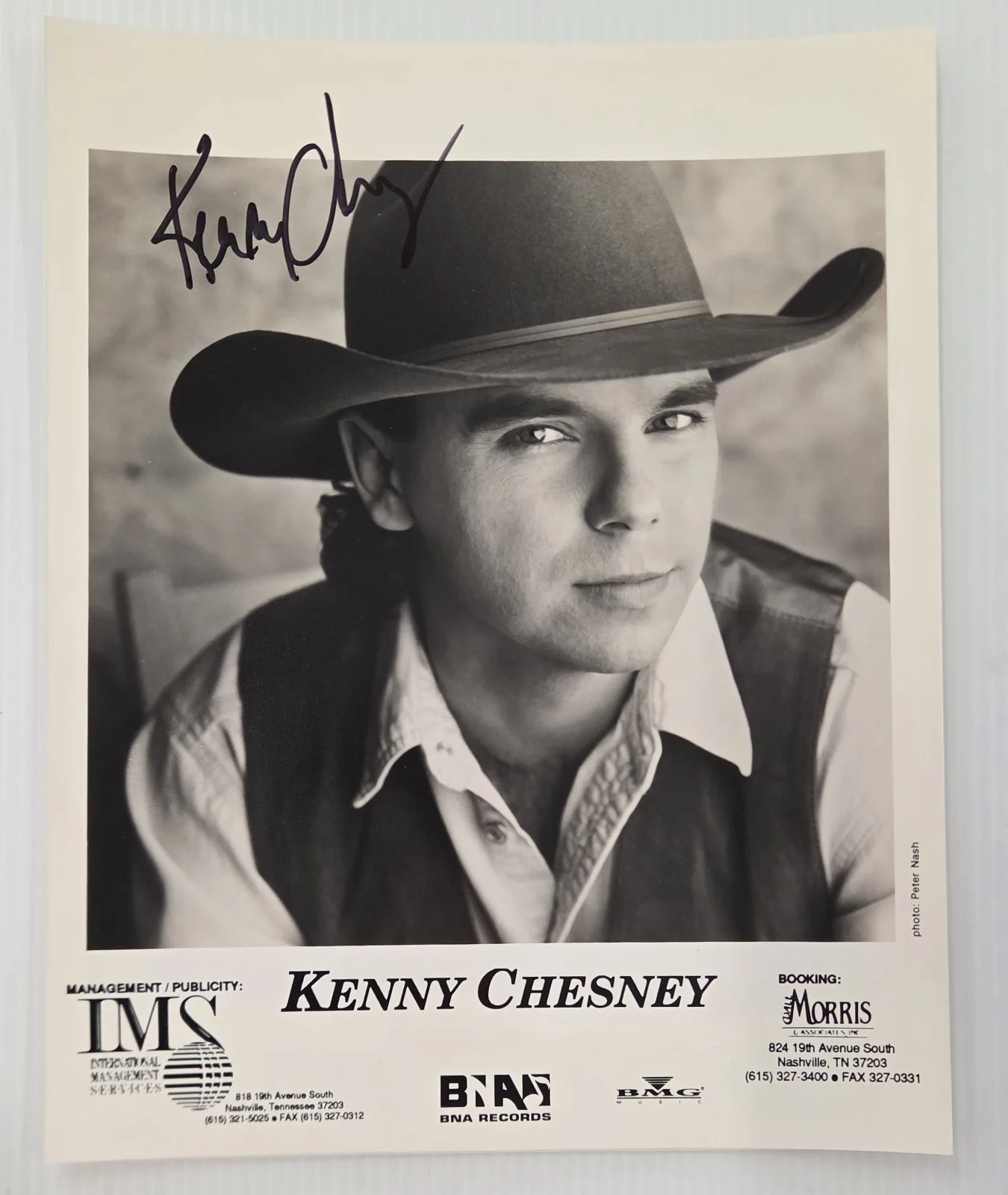 LOT OF 25 AUTOGRAPHED PHOTOS COUNTRY MUSIC SINGERS SIGNED HAGGARD CHESNEY RIMES, изображение 4