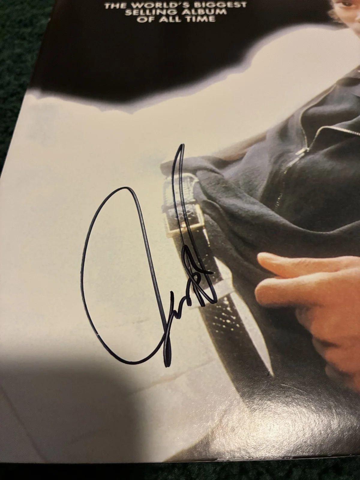 Jafaar Jackson Signed Autographed Michael Jackson Thriller 25th Anniv. PROOF, image 5