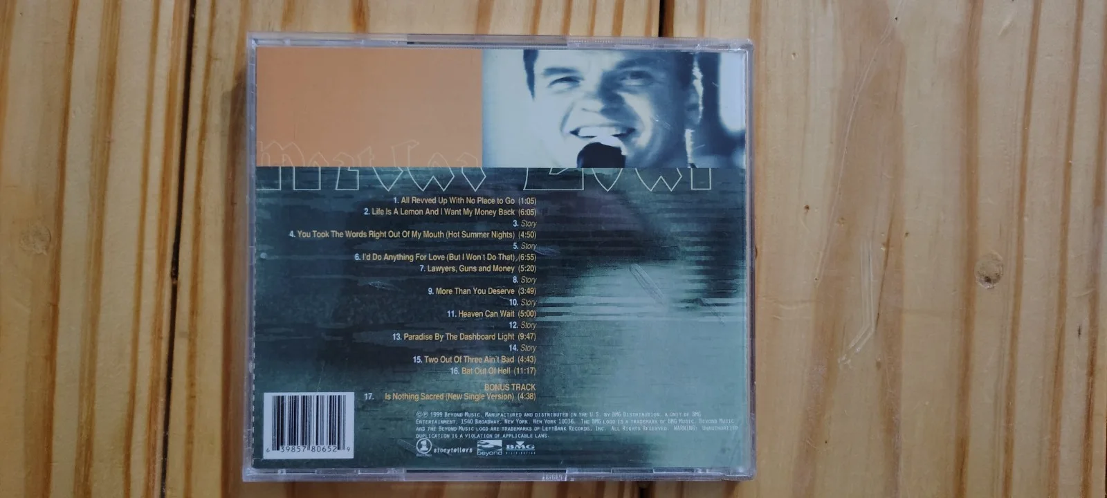 Meat Loaf Signed Storytellers CD and Booklet Original Autographed Music, изображение 2