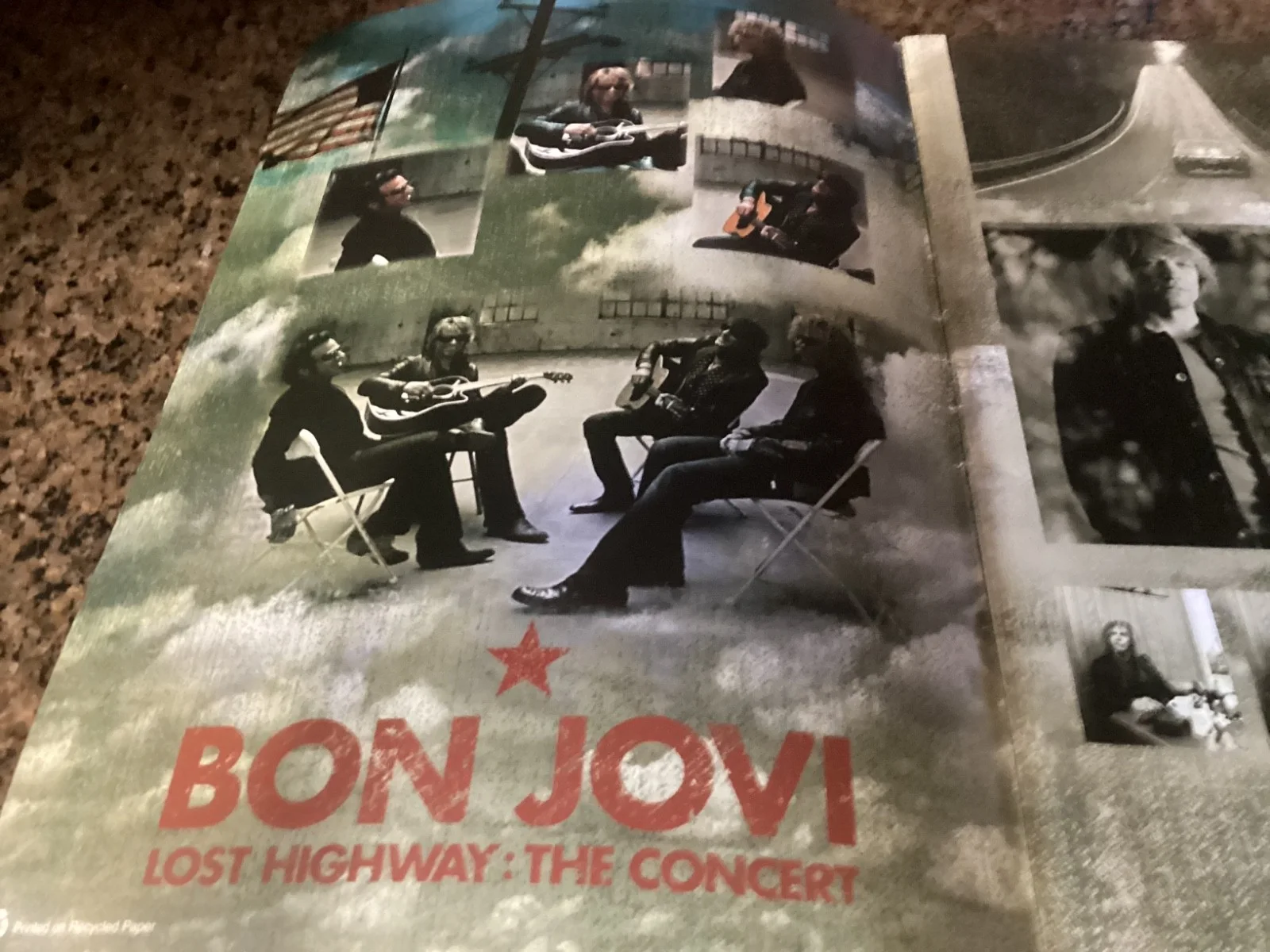 Bon Jovi Lost Highway Tour Program signed Autograph all 4 members, image 2
