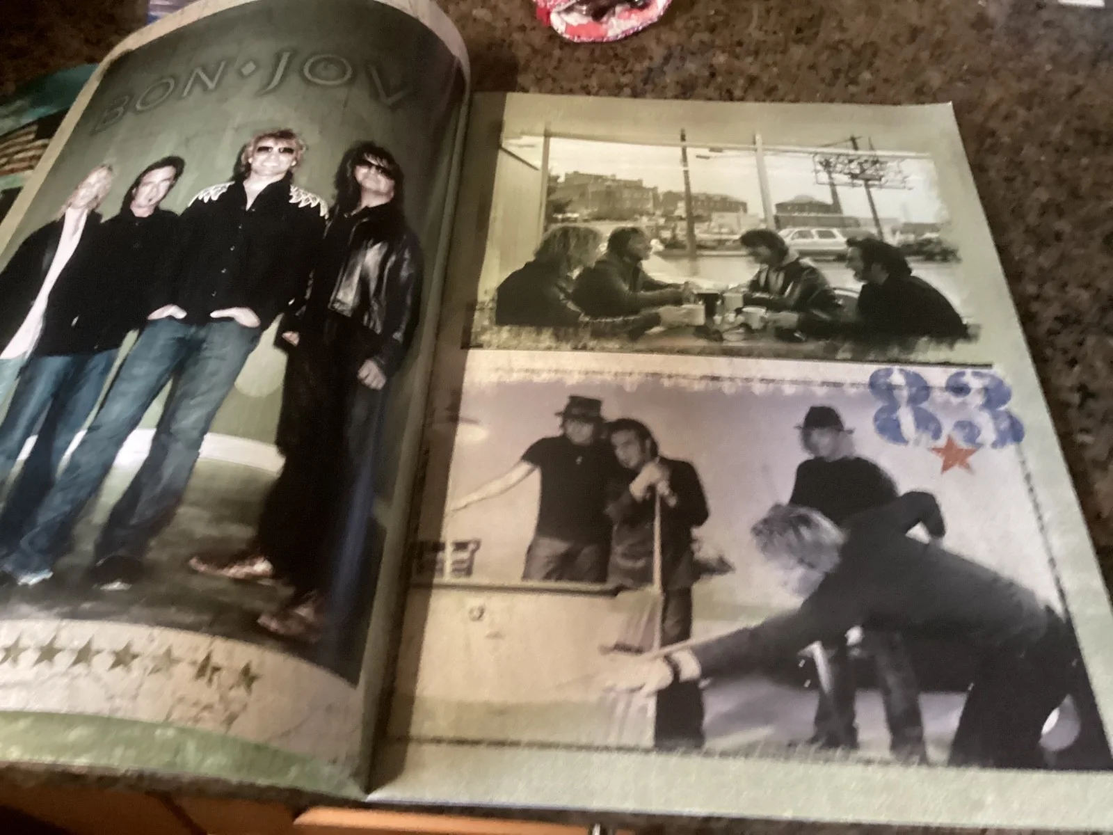 Bon Jovi Lost Highway Tour Program signed Autograph all 4 members, image 4