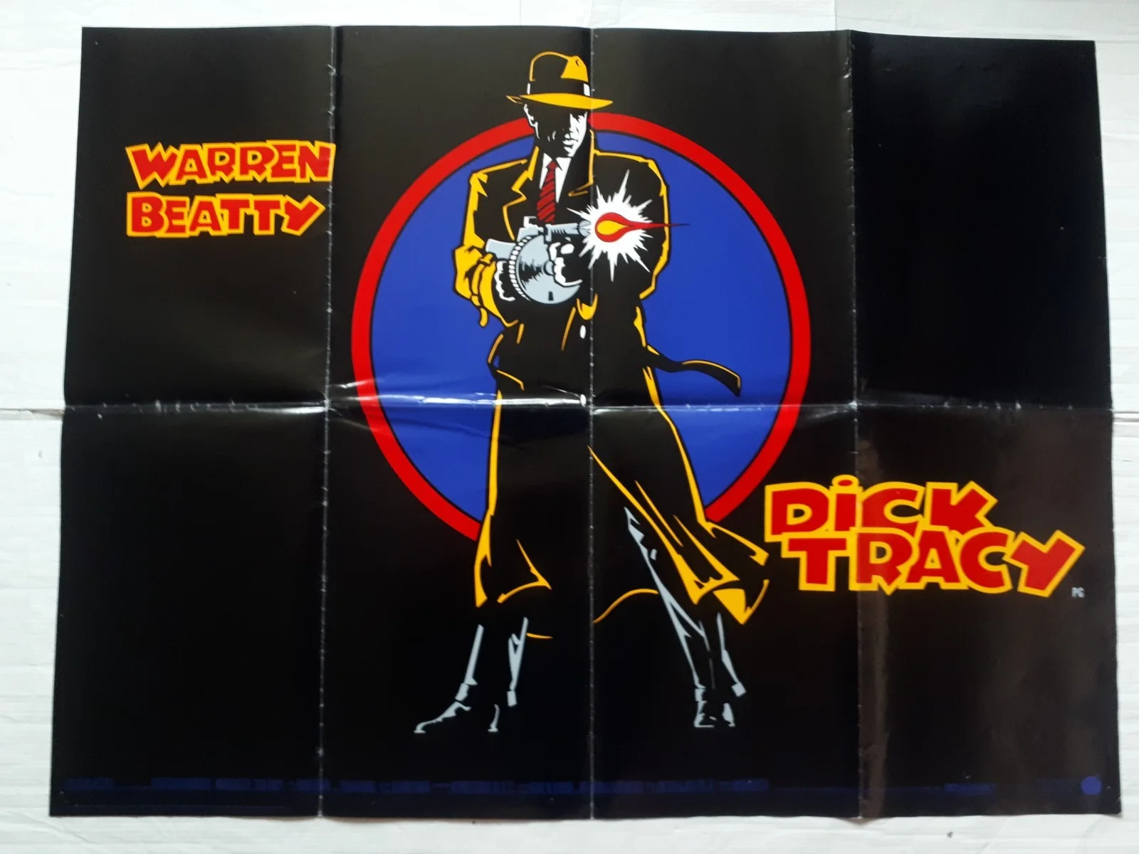 dick tracy 1990 ORIGINAL Poster UK Quad 30x40" 1990s madonna warren beaty, изображение 4