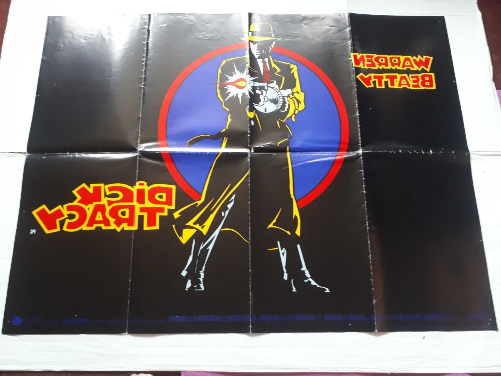 dick tracy 1990 ORIGINAL Poster UK Quad 30x40" 1990s madonna warren beaty, изображение 5