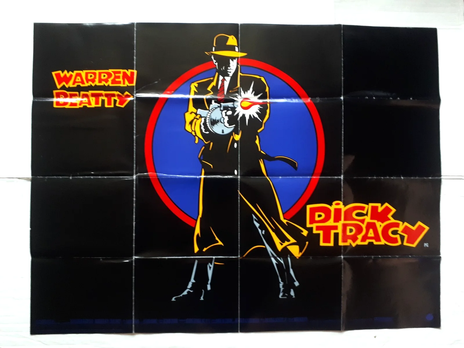 dick tracy 1990 ORIGINAL Poster UK Quad 30x40" 1990s madonna warren beaty, image 2