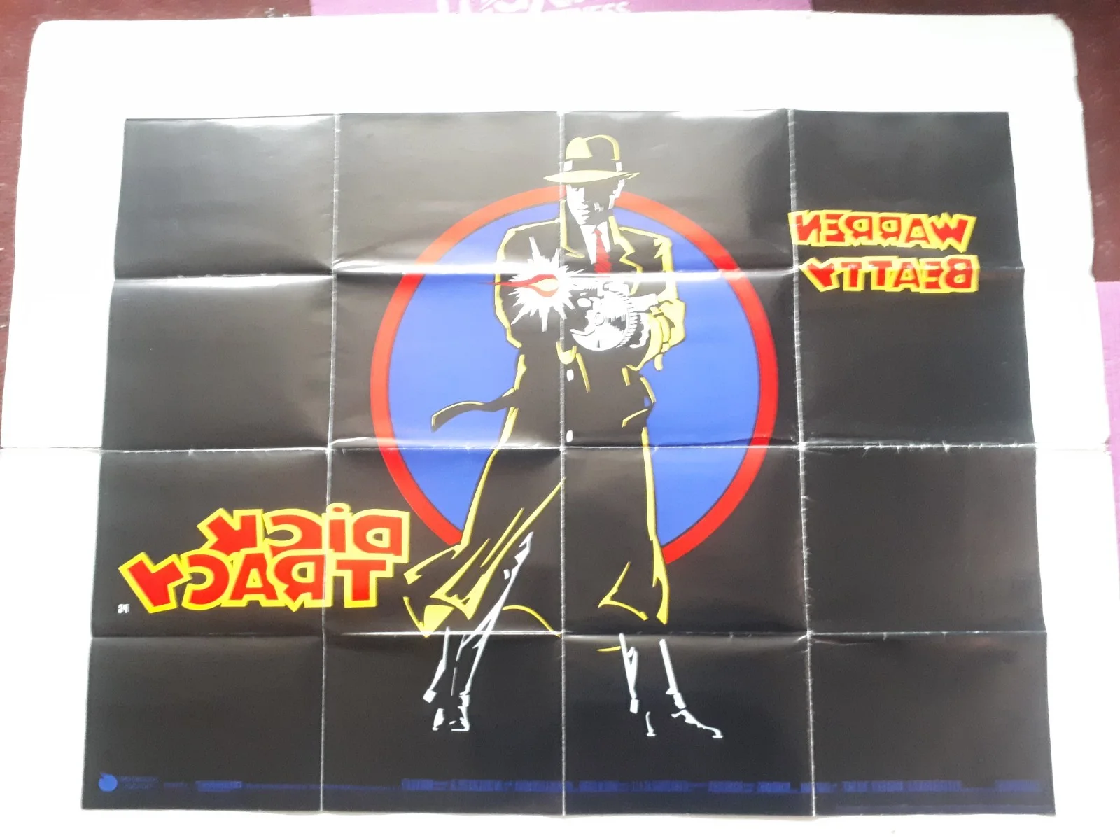 dick tracy 1990 ORIGINAL Poster UK Quad 30x40" 1990s madonna warren beaty, image 5