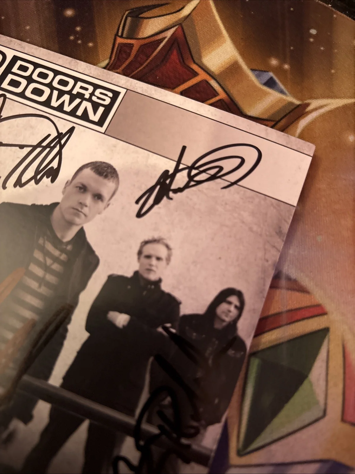 3 Doors Down -CD Autographed By the band and Brad Arnold Clean Signatures, изображение 5