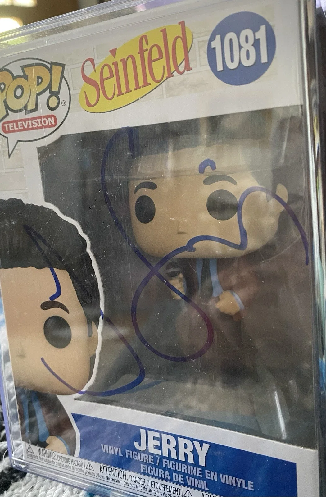 Jerry Seinfeld — Jerry Seinfeld Autograph/Signed Funko Pop Figure - PSA COA, image 2