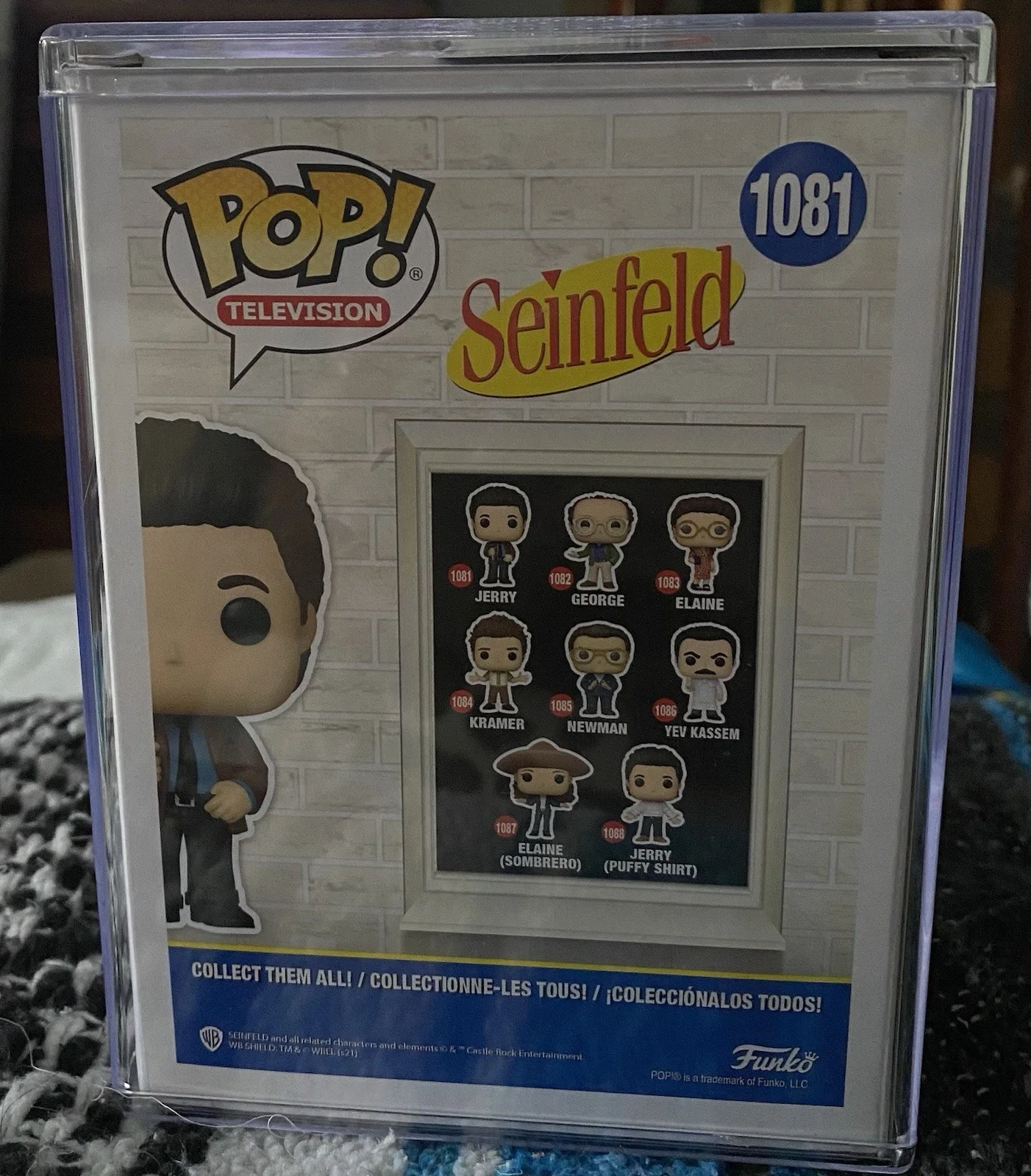 Jerry Seinfeld — Jerry Seinfeld Autograph/Signed Funko Pop Figure - PSA COA, image 3