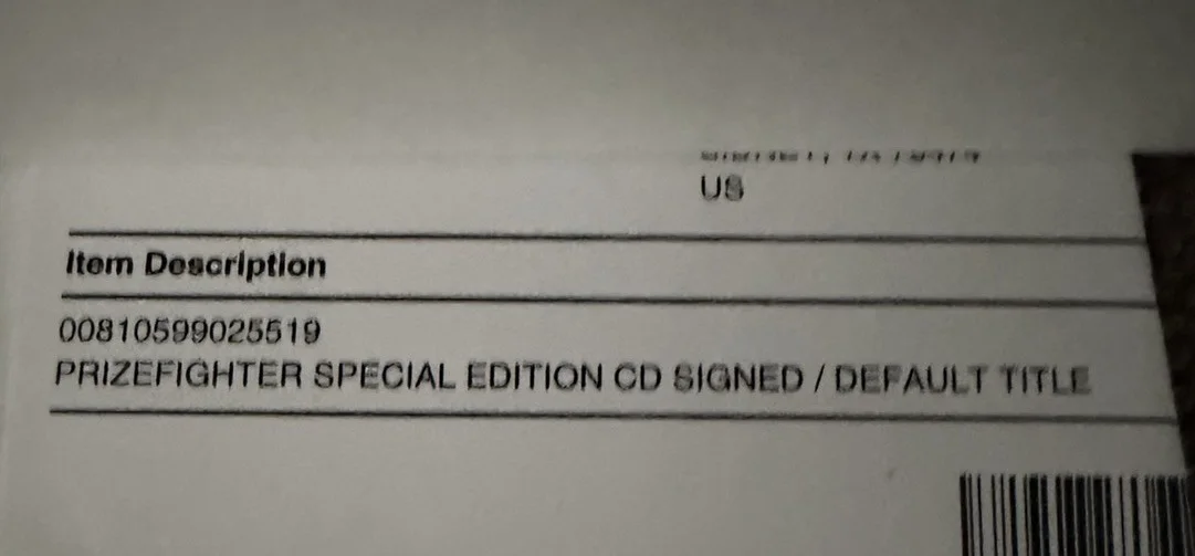Mumford and Sons - Prizefighter CD SIGNED Special Edition, image 3