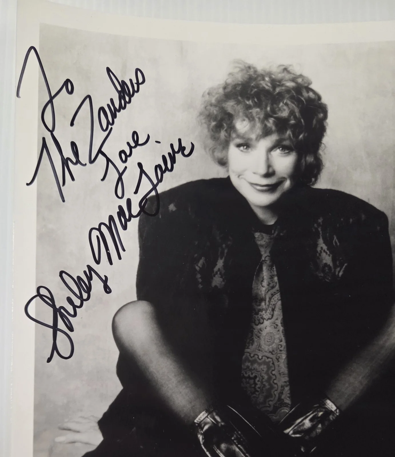 SHIRLEY MACLAINE AUTOGRAPHED SIGNED 8X10 PHOTO MOVIE FILM ACTRESS AUTHOR, изображение 2