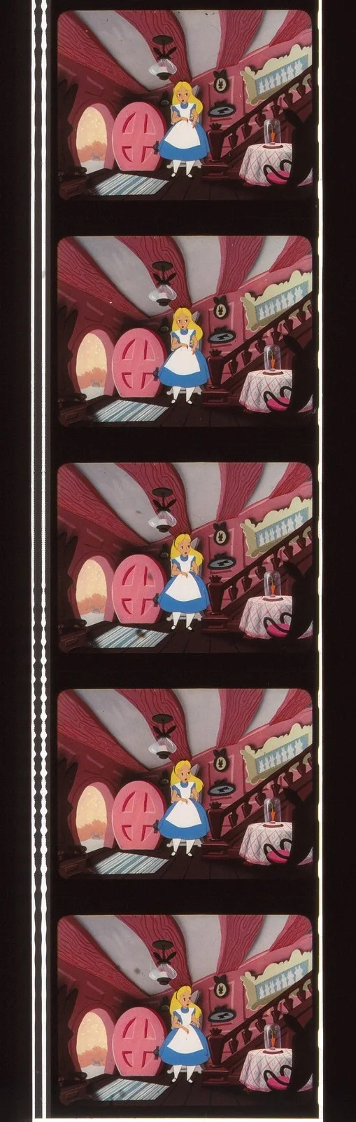 Alice in Wonderland 35mm Film Cell strip very Rare var_e, изображение 4