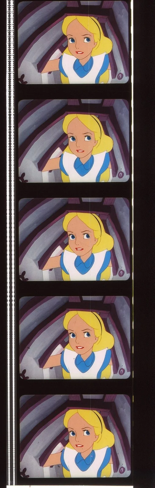 Alice in Wonderland 35mm Film Cell strip very Rare var_e, изображение 5