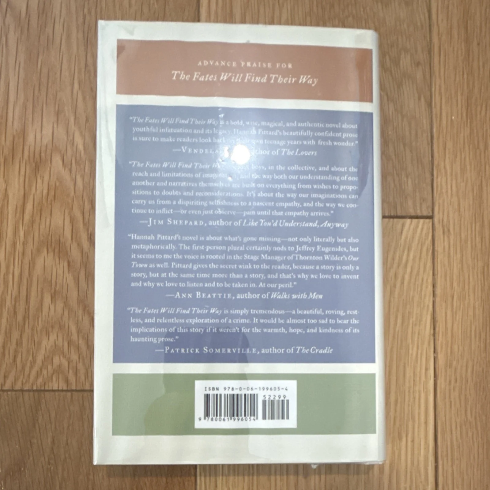Hannah Pittard — The Fates Will Find Their Way Hannah Pittard Signed Hardcover ISBN 9780061996053, изображение 2