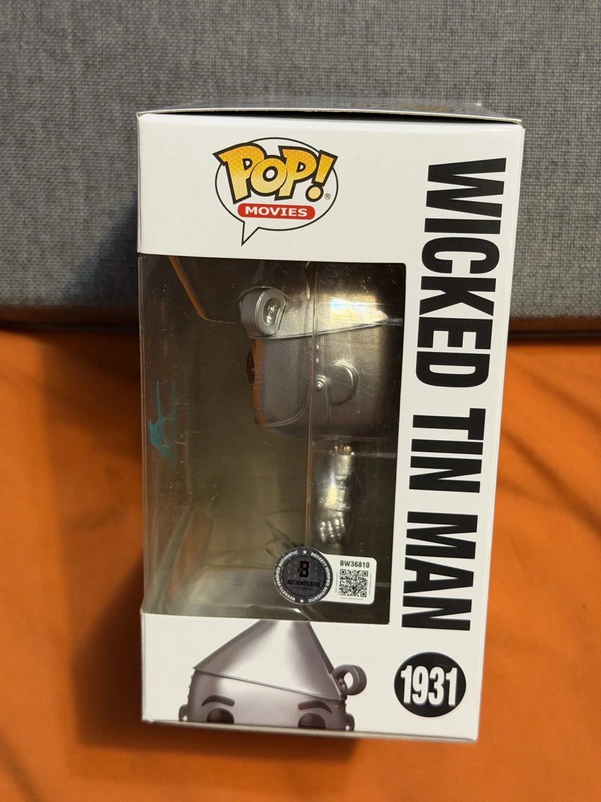 Ethan Slater Wicked Tin Man Wicked For Good signed Funko Pop Beckett COA RARE, image 2