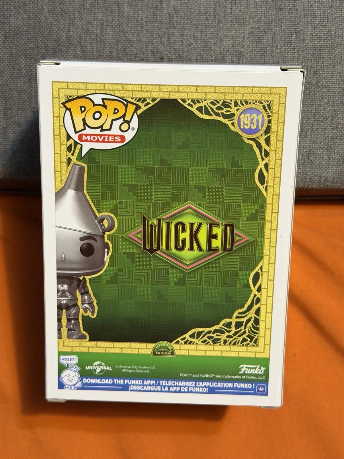 Ethan Slater Wicked Tin Man Wicked For Good signed Funko Pop Beckett COA RARE, image 4