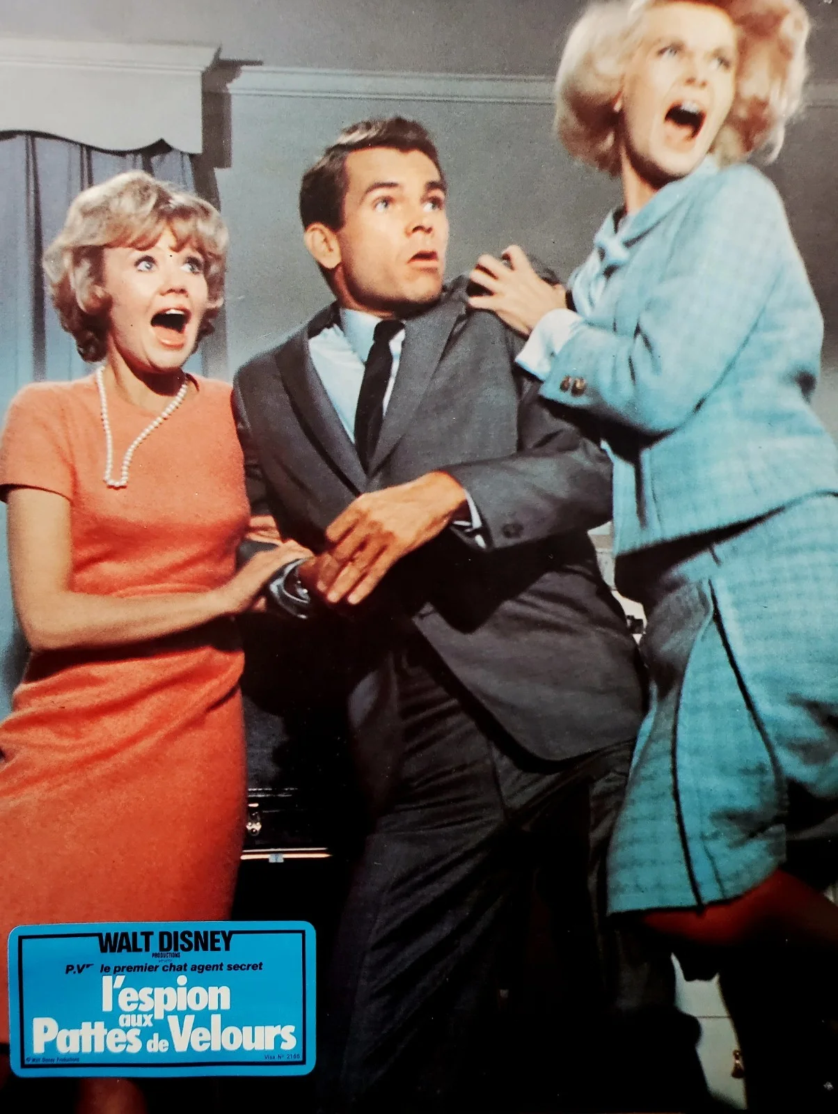 HAYLEY MILLS - VINTAGE ORIGINAL 1965 SET OF 8 FRENCH LOBBY CARDS - WALT DISNEY, изображение 3