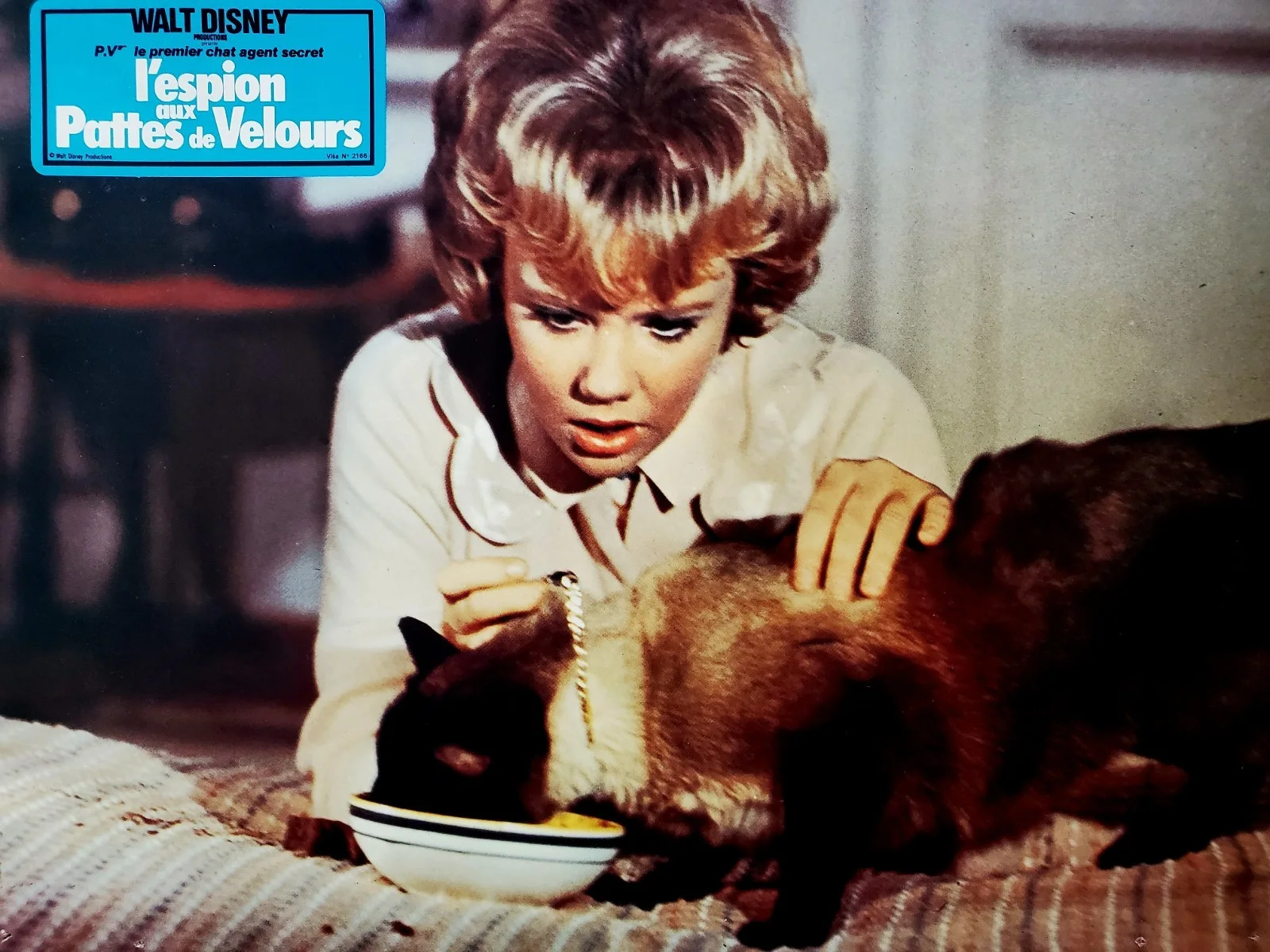 HAYLEY MILLS - VINTAGE ORIGINAL 1965 SET OF 8 FRENCH LOBBY CARDS - WALT DISNEY, изображение 4