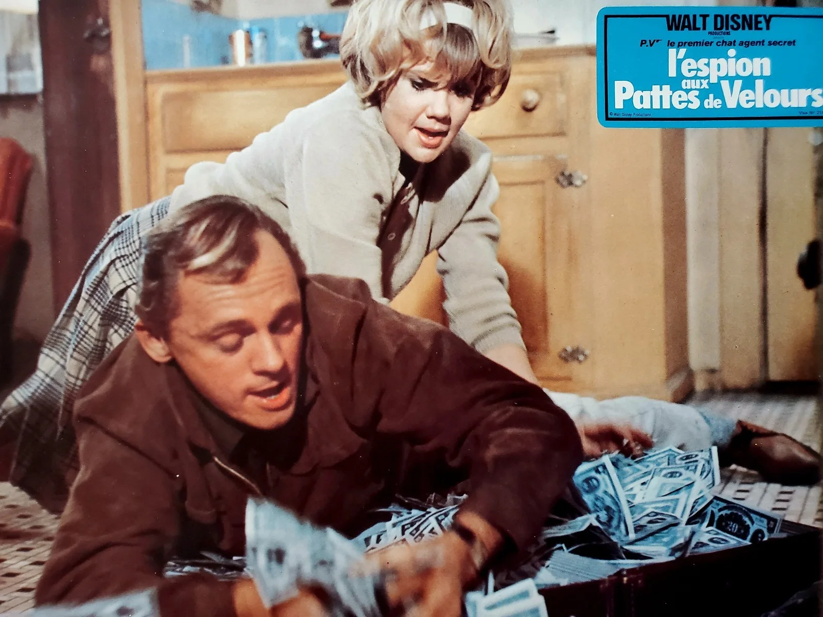 HAYLEY MILLS - VINTAGE ORIGINAL 1965 SET OF 8 FRENCH LOBBY CARDS - WALT DISNEY, изображение 5