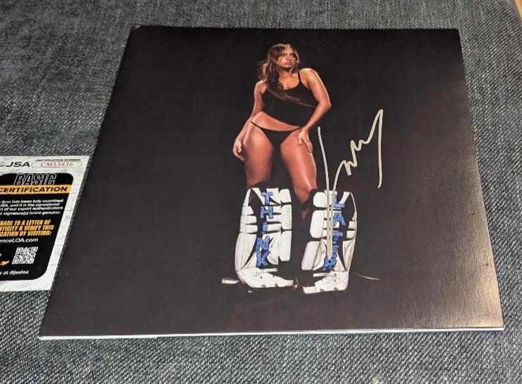 Tate McRae Signed Autographed “ Think Later” Vinyl Record ALBUM JSA COA, image 4