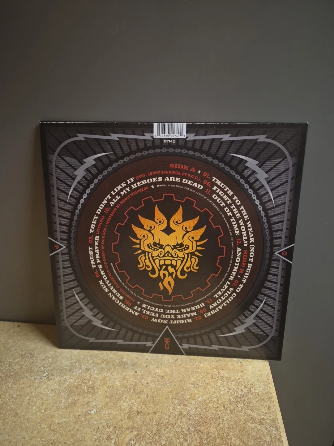 Fire From The Gods Rock Band Musicians Signed American Sun VINYL Record New, изображение 4
