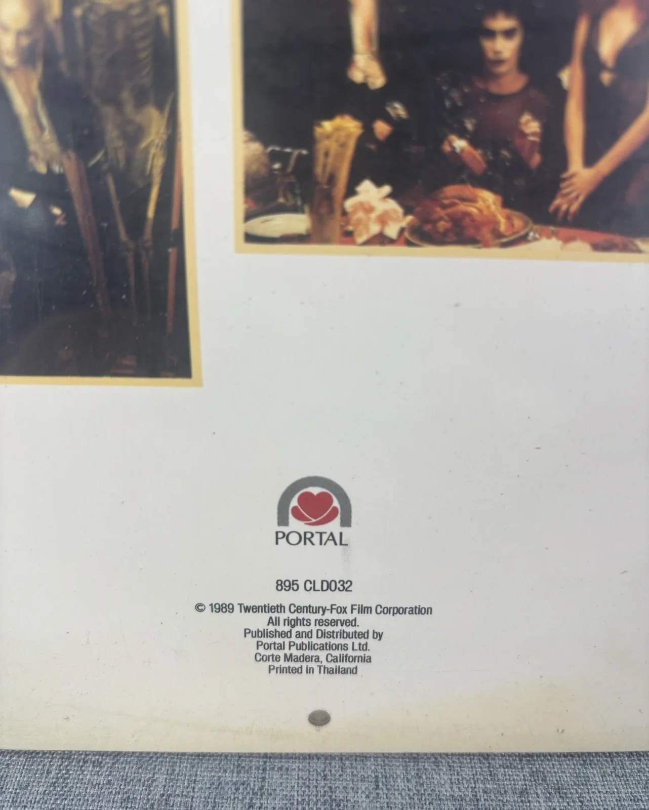 VINTAGE 1990 The Rocky Horror Picture Show Wall Calendar - PORTAL - SEALED NEW, изображение 3