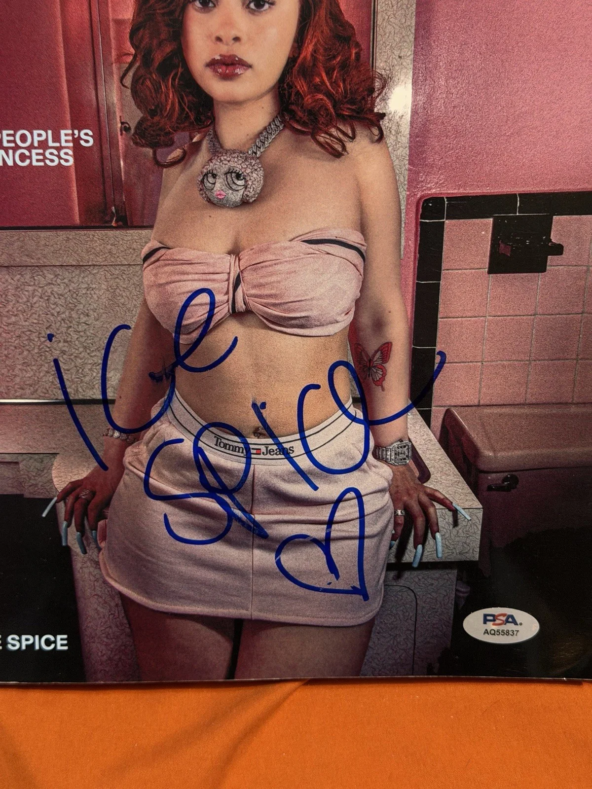 Ice Spice Signed Magazine Autograph Rap DAZED MUNCH PSA COA, image 2
