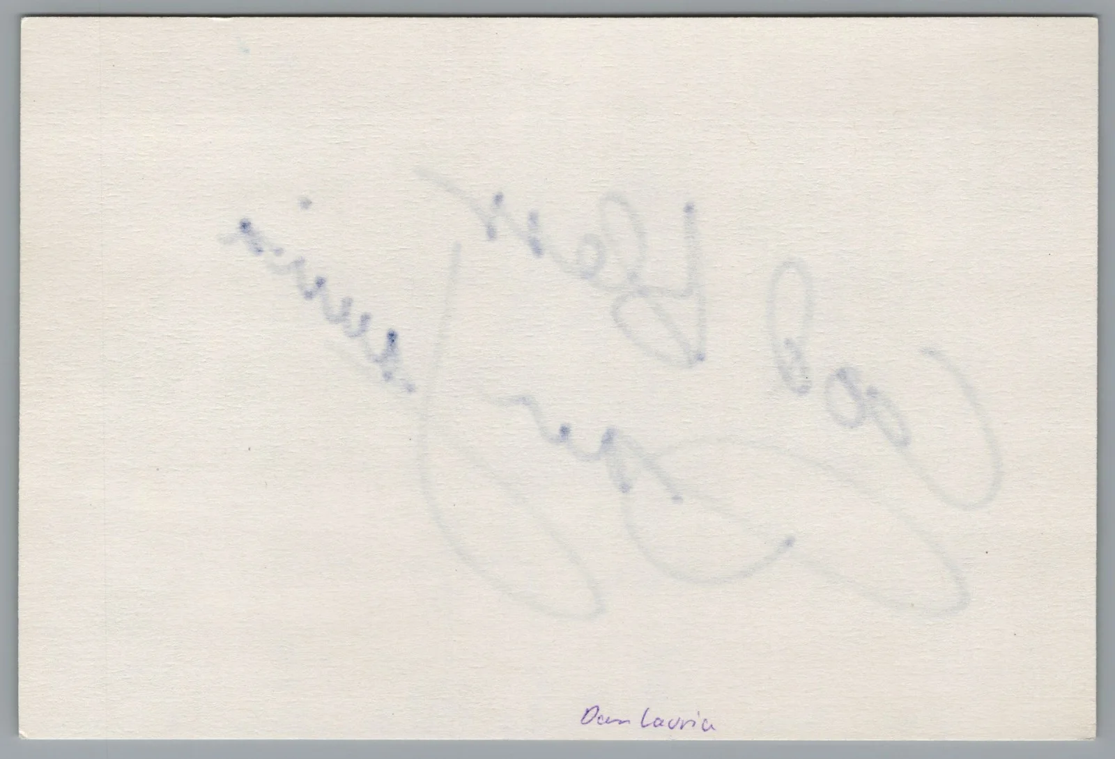 Dan Lauria — Dan Lauria Signed 4x6 Index Card The Wonder Years Autographed, изображение 2