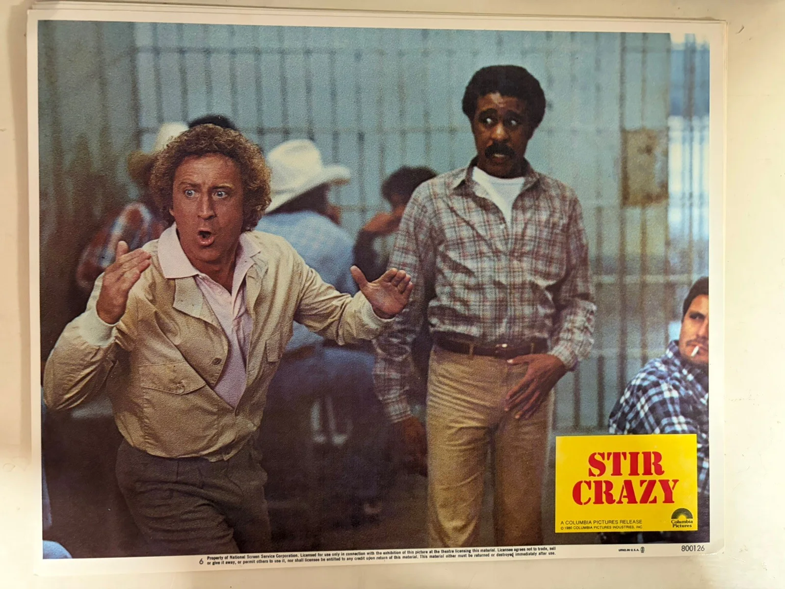 ORIGINAL LOBBY CARD SET - STIR CRAZY - 1980 - Gene Wilder, Richard Pryor -Free📦, изображение 2