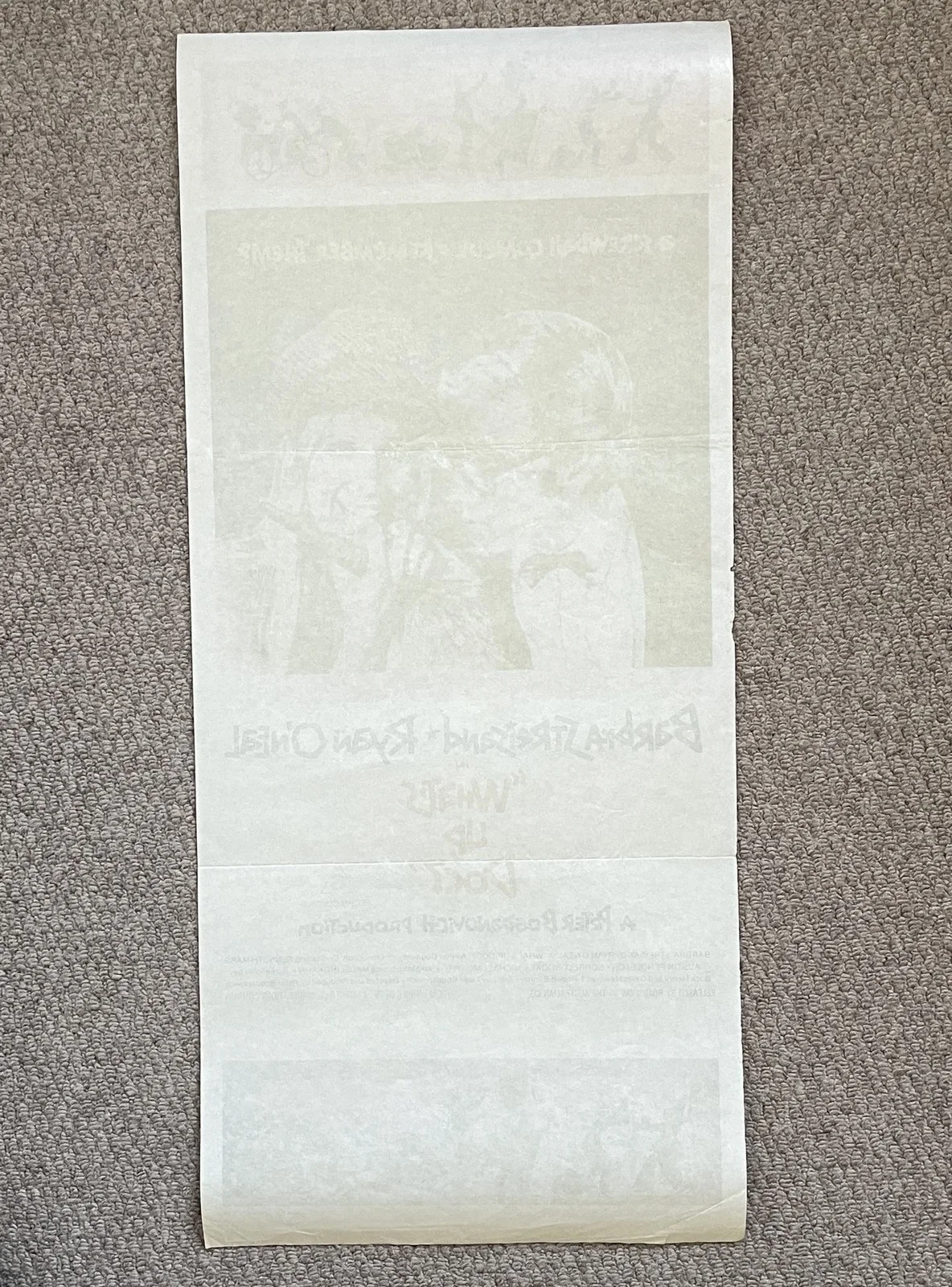 Vintage What's Up Doc? 1972 CINEMA DAYBILL FILM MOVIE POSTER Barbra Streisand, изображение 5