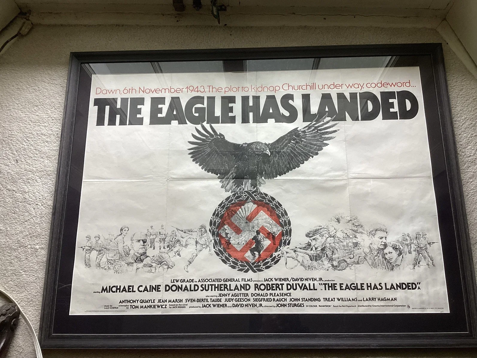 The Eagle Has Landed Original 30x40 1976 Quad Film Poster, изображение 5