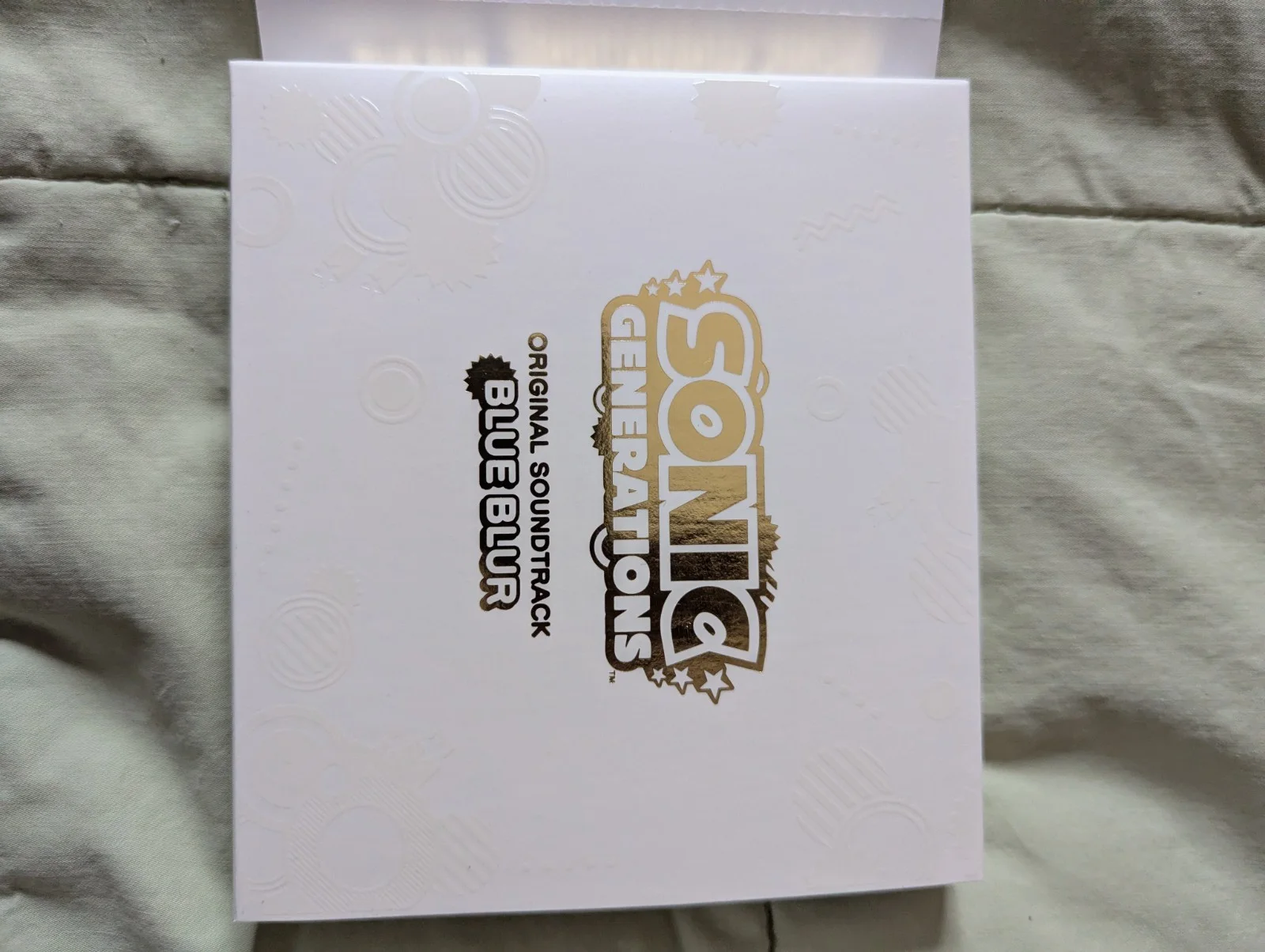 Sonic Generations Original Soundtrack Blue Blur Signed, image 2